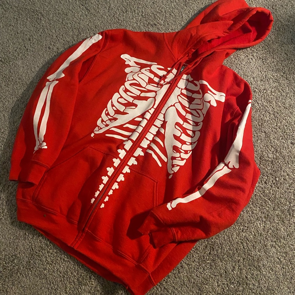 Skeleton Zip up hoodie